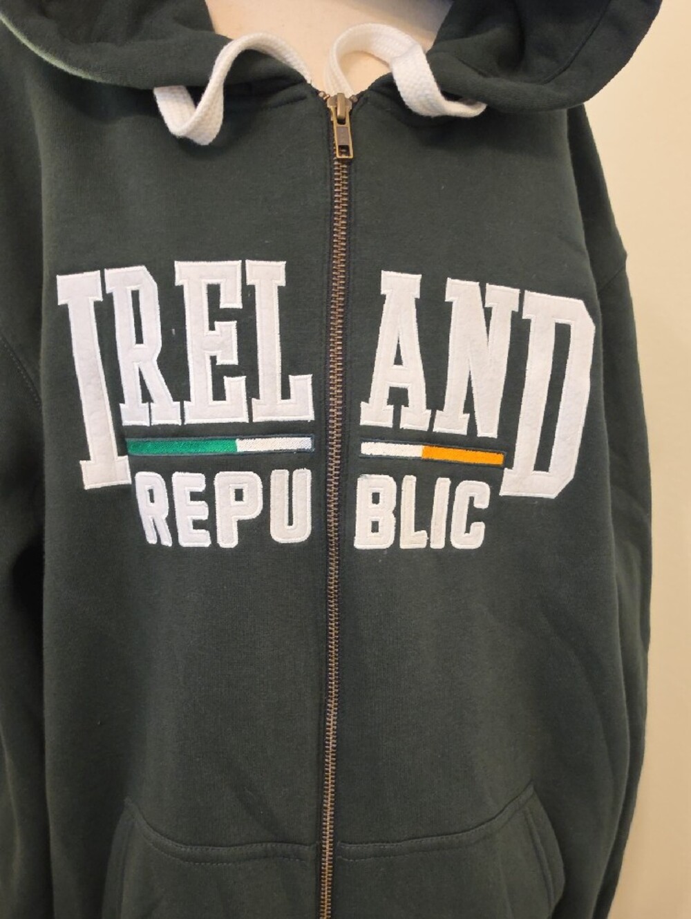 Ireland Republic Green Full-Zip Hooded Sweatshirt - Picture 7 of 14